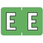 Medical Arts Press® Barkley® & Sycom® Compatible Alpha Roll Style Labels, "E"