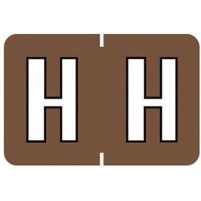 Medical Arts Press® Barkley® & Sycom® Compatible Alpha Roll Style Labels, "H"