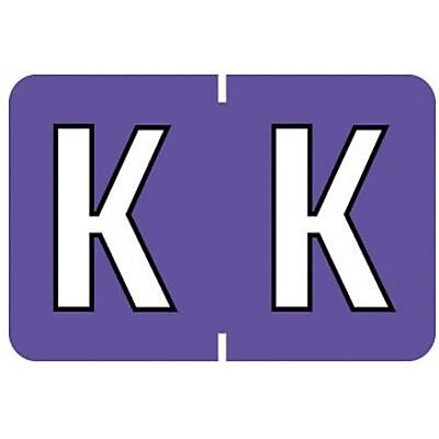 Medical Arts Press® Barkley® & Sycom® Compatible Alpha Roll Style Labels, "K"