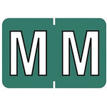 Medical Arts Press® Barkley® & Sycom® Compatible Alpha Roll Style Labels, "M"