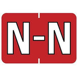 Medical Arts Press® Barkley® & Sycom® Compatible Alpha Roll Style Labels, "N"