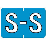 Medical Arts Press® Barkley® & Sycom® Compatible Alpha Roll Style Labels, "S"