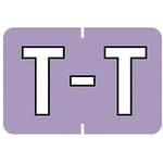 Medical Arts Press® Barkley® & Sycom® Compatible Alpha Roll Style Labels, "T"