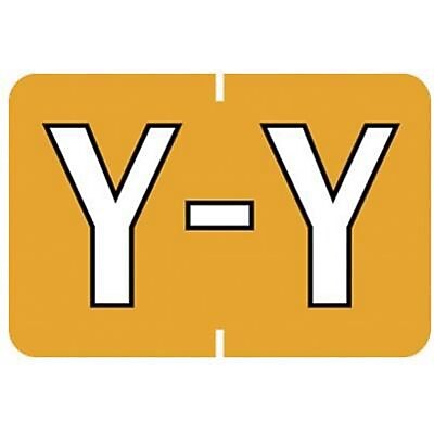 Medical Arts Press® Barkley® & Sycom® Compatible Alpha Roll Style Labels, "Y"