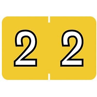 Medical Arts Press® Barkley® & Sycom® Compatible Numeric Roll Labels, "2"