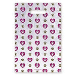Medical Arts Press® Veterinary Scatter Print Bags, 9" x 13",  Paw Prints and Hearts (36691)