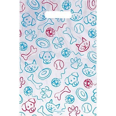 Medical Arts Press® Veterinary Scatter Print Bags, 9" x 13",  Pet Toys (36777)
