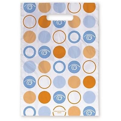 Medical Arts Press® Eye Care Scatter Print Bags, 9" x 13", Circle Eyes (30561)