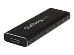 StarTech M.2 External SATA SSD Enclosure, Black (SM2NGFFMBU33)