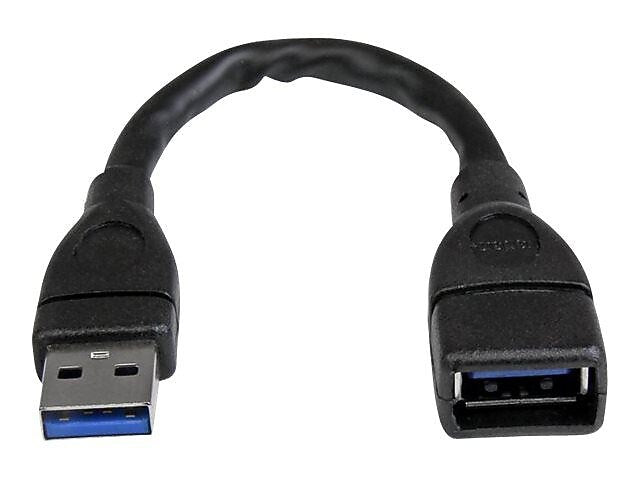 Startech USB3EXT6INBK 6-inch data transfer cable