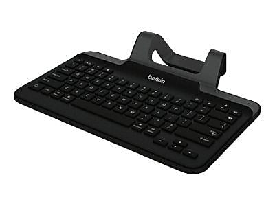 Belkin™ Wired Keyboard With Stand and Lightning Connector For iPad, Black