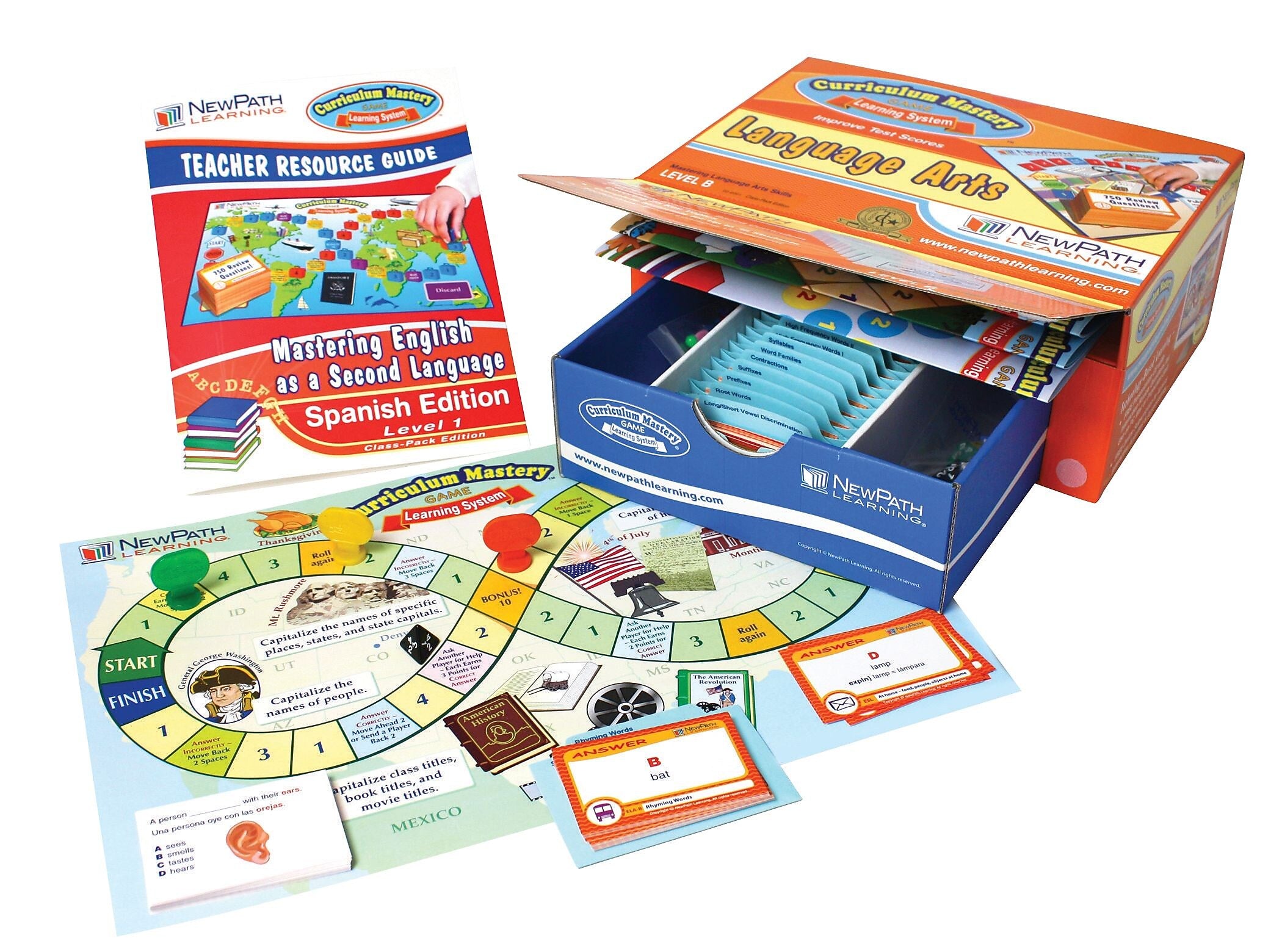 Mastering English as a Second Language Spanish Curriculum Mastery Games