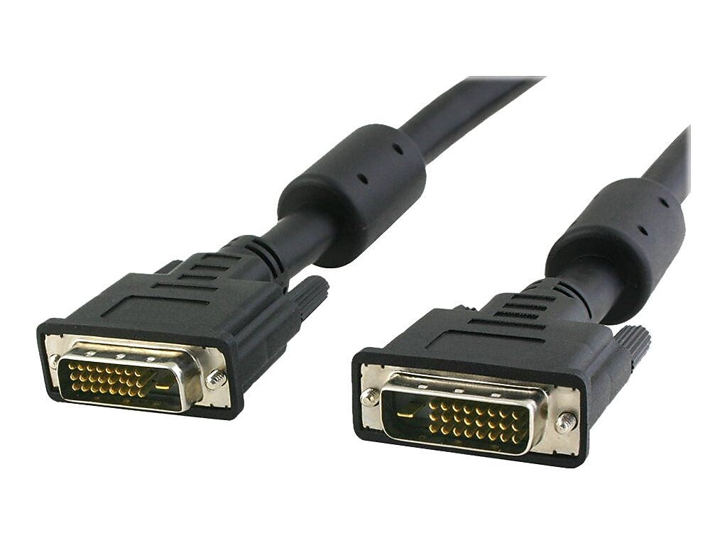 4XEM™ 15' DVI-D Dual Link Male/Male Digital Video Cable, Black