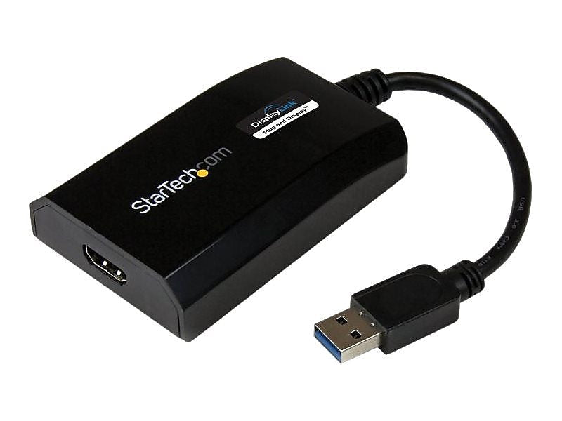 StarTech USB 3.0 To HDMI External Multi Monitor Video Graphics Adapter For Mac & PC, Black