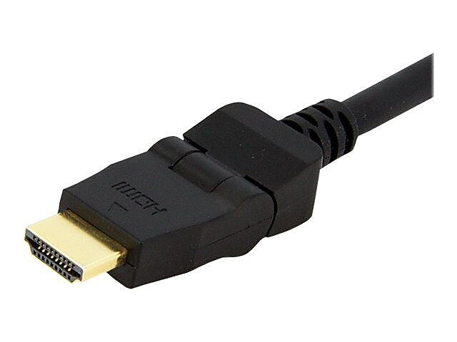Startech® 6' 180 Deg Rotating High Speed Male/Male HDMI Cable, Black