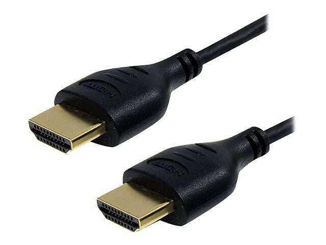 Startech® 3' Slim High Speed Male/Male HDMI Cable With Ethernet