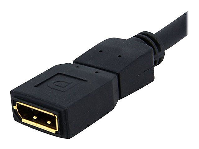 StarTech 6' DisplayPort Male/Female Video Extension Cable, Black