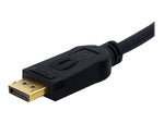 StarTech 6' DisplayPort Male/Female Video Extension Cable, Black