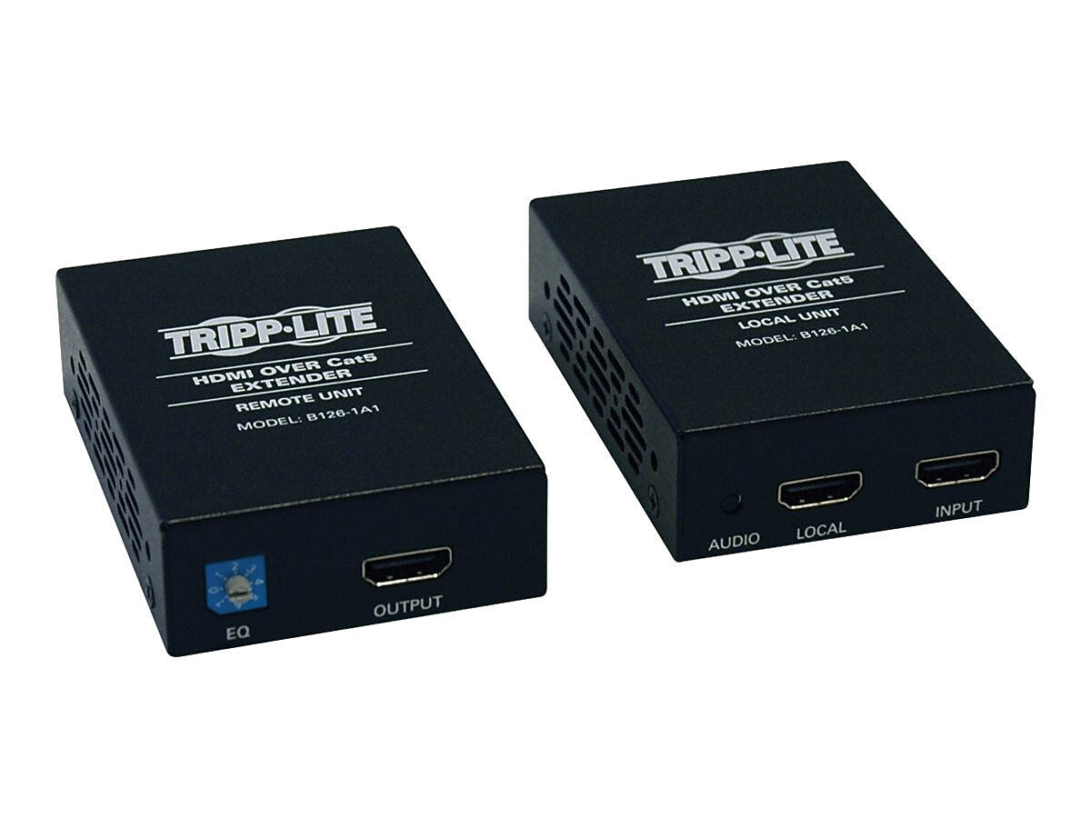 Tripp Lite B126-1A1 HDMI Over Cat5/Cat6 Active Extender Kit, Black