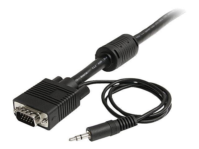 StarTech 25' Coax High Resolution HD15 VGA Male/Male Monitor Cable With Audio