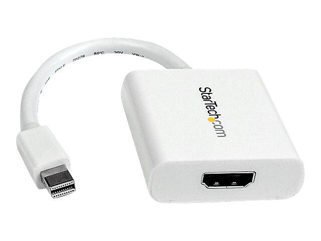 Startech® 4.7" Mini DisplayPort® To HDMI Video Adapter Converter, White