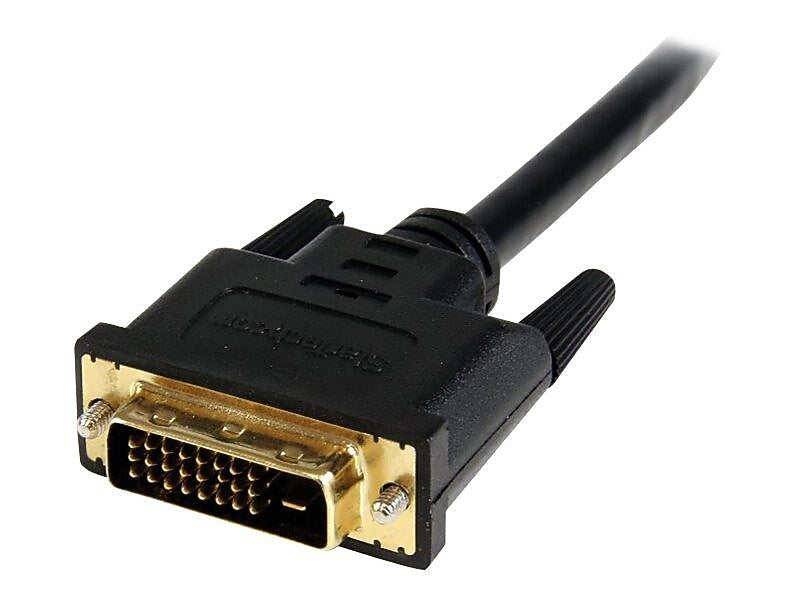 Startech® 8" HDMI To DVI-D Female/Male Video Cable Adapter, Black