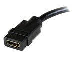 Startech® 8" HDMI To DVI-D Female/Male Video Cable Adapter, Black