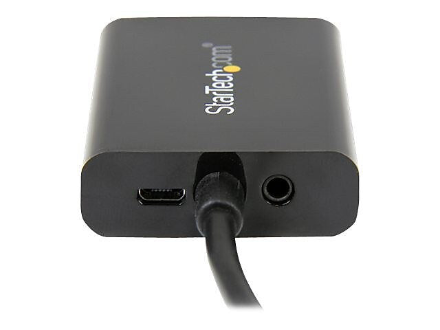 StarTech HDMI To VGA Video Adapter Converter With Audio, Black