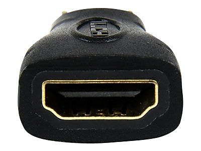 StarTech HDMI To Mini HDMI Female/Male Audio/Video Adapter, Black