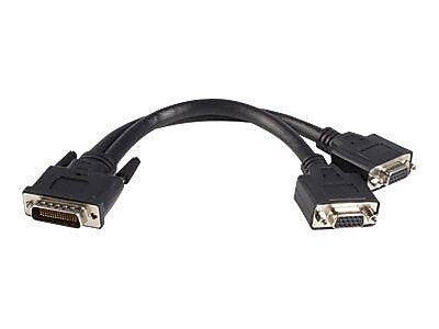 Startech® 8" LFH/DMS 59 Male To Dual Female VGA Video Cable