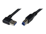 Startech® 3.3' SuperSpeed Type A Male To Type B Male USB 3.0 Cable, Black