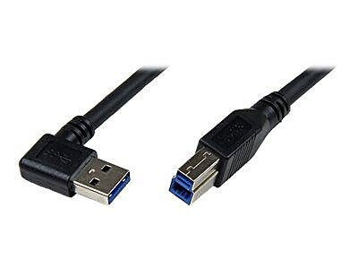 Startech® 3.3' SuperSpeed Type A Male To Type B Male USB 3.0 Cable, Black