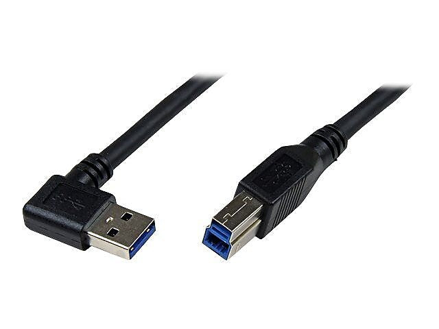 Startech® 3.3' SuperSpeed Type A Male To Type B Male USB 3.0 Cable, Black