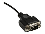 StarTech 6' USB 2.0 2-Port FTDI Type A Male To DB9 Male RS232 Serial Adapter Cable, Black