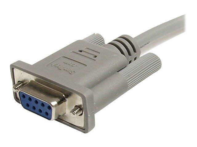 Startech® 25' DB9 Male To DB-9 Female Straight Through Serial Network Cable, Gray