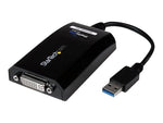 Startech® USB 3.0 To DVI/VGA Extended Video Card Multi Monitor Adapter, Black