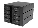 StarTech 6TB Internal 6Gb/s SAS, Serial ATA/600 Trayless Hot Swap Mobile Rack Backplane, Black (HSB4SATSASBA)