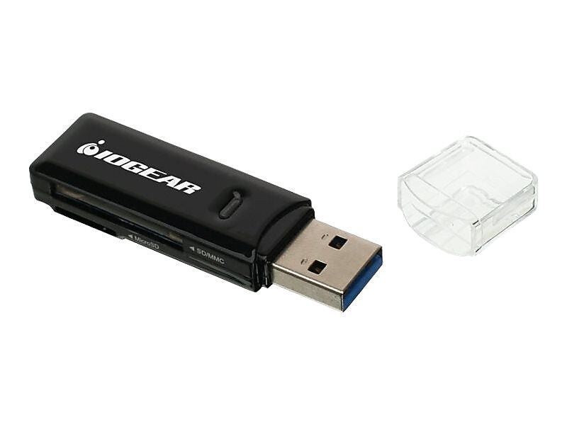 Iogear IOGGFR305SD Compact USB 3.0 SDXC Card/MicroSDXC Card Reader/Writer