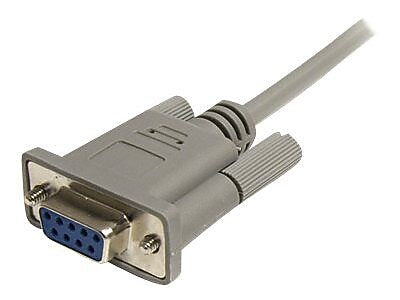 StarTech® 25' DB9 Null Modem Data Transfer Cable, Gray48