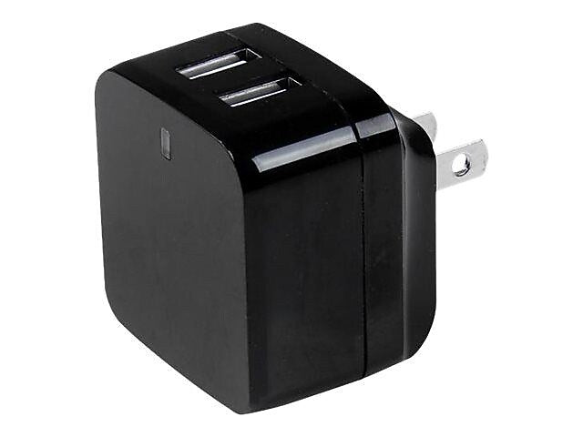 StarTech Dual-Port USB Wall Charger For iPad/ iPhone