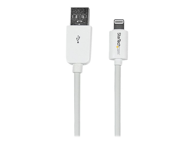 StarTech 4 Pin USB Cable for All iPhones, White (USBLT3MW)