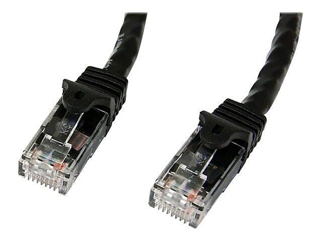 StarTech 75' RJ45 to RJ45 Cable, Male to Male, Black (N6PATCH75BK)