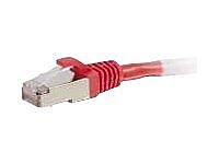 C2G ® 844 3' RJ-45 Male/Male Cat6 Snagless Shielded Ethernet Network Patch Cable, Red