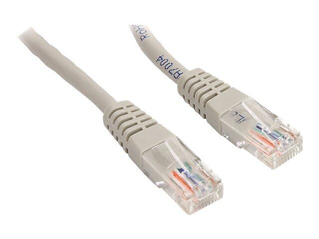 StarTech M45PATCH100G 100ft Cat5e Gray Molded RJ45 UTP Cat5e Patch Cable