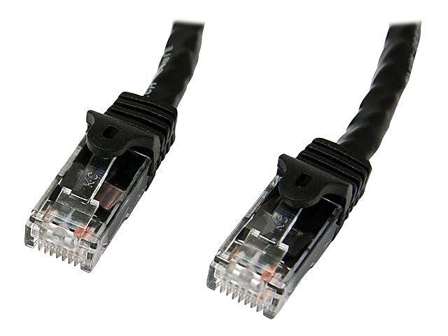 StarTech 25' Cat 6 Snagless RJ-45 Male/Male Patch Cable, Black