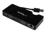 StarTech  USB3SMDOCKHV Travel Docking Station for Laptops, HDMI or VGA,  USB 3.0