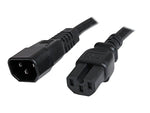 Startech® 6' IEC 60320 C14 To IEC 60320 C15 Computer Power Cord, Black