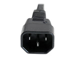 Startech® 3' IEC 60320 C14 To IEC 60320 C15 Computer Power Cord, Black