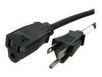 StarTech 6' Extension Cord, 14 AWG, Black (PAC101146)