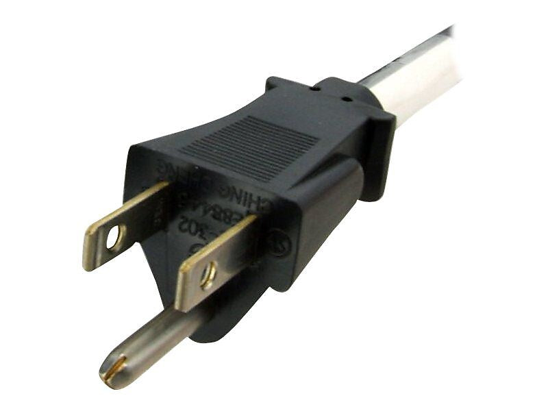 Startech 15' NEMA 5-15R to NEMA 5-15P Power Extension Cord, Black